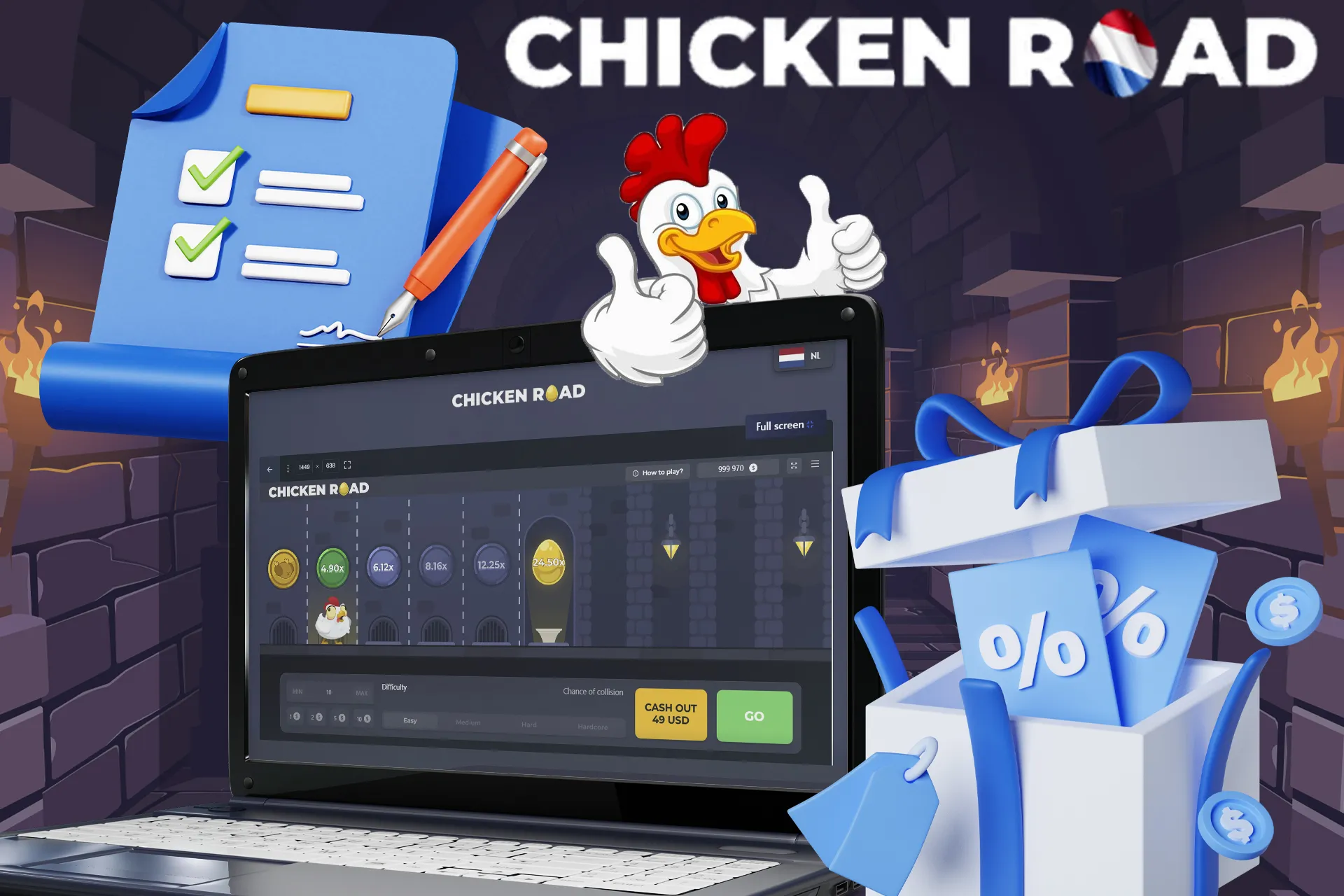 Meld je aan en ontvang een bonus